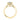 Simply Tacori | Round Solitaire Engagement Ring - 2652RD65Y in yellow gold featuring a round center stone and a diamond-accented cathedral setting.
