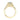 Dantela | Princess 3-Stone Engagement Ring - 2663PR7Y in yellow gold, featuring a princess-cut center diamond and a pavé set diamond band with intricate filigree detailing.