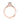 Simply Tacori | Round Solitaire Engagement Ring - 2671RD65PK featuring a round diamond solitaire in rose gold with signature crescents and pavé-set diamonds along the band and basket.