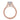 Simply Tacori | Round Solitaire Engagement Ring - 2678RD85PK in rose gold, featuring a round center stone accented with smaller diamonds along the bridge and band.