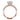 Tacori Sculpted Crescent | Round Solitaire Engagement Ring - 2687RD85PK in 18k rose gold with a round center stone and diamond-accented band featuring sculpted side detailing.