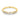 Meadow | Unique Cluster Diamond Wedding Band in yellow gold featuring a curved, asymmetric cluster of small round diamonds along the top.