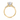 Poppy | Oval Floral Diamond Engagement Ring in 14k yellow gold, profile view of the center setting and petal-like side stones.