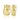 Pair of 14K Yellow Gold Huggie Hoop Earrings | 4002161 featuring a polished, timeless design in yellow gold.