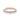 Rose gold Sculpted Crescent | Diamond Band - 41-25PK wedding band featuring a row of round diamonds set along the top.