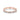 Rose gold Sculpted Crescent | Diamond Band - 46-2ETPK eternity band with a scalloped edge and small round diamonds set in each segment.