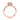 A Tacori Sculpted Crescent | Cushion Bloom Engagement Ring - 49CUP65PK featuring a cushion-cut center stone surrounded by a halo of small dark gems and decorative side detailing.