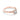 Rose gold Sculpted Crescent | Princess Solitaire Engagement Ring - 49PR45PK featuring a princess-cut diamond in a diamond-accented halo.