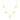 14K Yellow Gold Circle Disc Necklace | 5001938 featuring five evenly spaced circular disc charms.