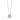 A 14K White Gold Lab Diamond Floral Pendant 67-3173CW featuring seven round lab diamonds on a thin white gold chain.