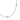 14K White Gold Bezel Lab Diamond Necklace 67-3832NW featuring a white gold eye-shaped pendant set with three small lab diamonds and an additional round diamond accent along the chain.