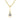 Icing On The Ring 14K Yellow Gold Diamond Solitaire Pendant 88002-4 featuring a round lab-created solitaire diamond with a smaller accent diamond above it, hanging from a gold chain.