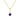 A round amethyst February birthstone pendant with a diamond accent on a 14k yellow gold chain, from the 14K Yellow Gold Amethyst Solitaire Pendant | 88002-2 collection by Icing On The Ring.