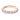 Rose gold Sculpted Crescent | Diamond Wedding Band - 268722B12PK featuring a row of pear-shaped diamonds in prong settings.
