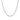 22″ Rhodium Plated 2.8MM Rope Chain | CH28RW-22, a rhodium-plated silver-toned rope chain necklace.