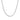 A silver-colored Rhodium Plated 3.3MM Round Franco Chain | CH33FRW-20 necklace.