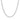 Silver-toned 20 inch Rhodium Plated 5MM Miami Curb Chain | CH5CUW-20.