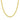 Gold-colored 5MM Miami Curb Chain | CH5CUY-20 necklace.