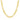 Gold Plated 6MM Miami Curb Chain | CH6FIY-20 in a gold tone with interlocking links.