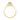 Minimalist Danhov Classico | Engagement Ring - CL141 featuring a round solitaire diamond in a four-prong gold setting.