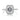Mae Emerald Halo Engagement Ring featuring an emerald-cut center stone framed by a halo of smaller round diamonds on a micro-prong set pavé band.