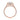Sonoma | Round Halo Micro-Prong Engagement Ring in rose gold featuring a round diamond surrounded by a cushion-shaped halo on a pavé band.