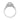A silver Vienna | Round Halo Engagement Ring featuring a round center diamond and decorative metalwork on the band.