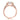 Olvera round unique halo engagement ring in rose gold with a round center stone, micro-prong set diamonds, and decorative scrollwork along the band.