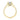 Skylar | Round Pavé Engagement Ring in gold featuring a round-cut center stone, pavé-set diamonds along the band, and milgrain detailing.