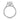 Juliet | Round Micro-Prong Engagement Ring featuring a round-cut solitaire diamond on a band with micro-prong set diamonds.