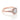 Renee rose gold halo engagement ring by Evertrue by Icing On The Ring, featuring an Evertrue diamond center stone surrounded by a halo with spotlight diamonds set along the band.