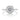 Isla | Round Halo Solitaire Engagement Ring featuring a round-cut center diamond set in a square-shaped halo of smaller stones on a simple silver-colored platinum band.