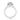 Side view of an Isla | Round Halo Solitaire Engagement Ring by evertrue by Icing On The Ring, featuring a 14k white gold halo setting, prong details, and a circular band.