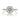 Carmelita round-cut EverTrue diamond engagement ring with a cushion-shaped bloom halo setting and micro-prong diamonds along the yellow gold band.