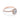 Carmelita | Round Halo Engagement Ring in rose gold, featuring a round center stone surrounded by a cushion-shaped bloom of micro-prong diamonds on a pavé band.