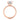 Melrose | Round Micro-Prong Engagement Ring in rose gold featuring a round diamond center stone and a micro-prong band set with pavé diamonds.