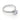 A Napa | Round 6-Prong Engraved Engagement Ring by evertrue by Icing On The Ring featuring a round-cut solitaire diamond in a vintage-inspired six-prong tulip setting on an engraved metal band.