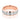 Beveled Wedding Band FG202-7, a two-tone men’s wedding ring featuring a brushed silver center with polished rose gold beveled edges.