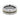 Triton Tungsten Carbide 8mm Men’s Black Diamond Wedding Band featuring a silver-toned exterior with a central gold-toned inlay set with a row of small, black round-cut stones.