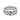Triton Tungsten Carbide 8mm Men’s White Gold Hammered Center Wedding Band | FG80 featuring a silver-toned, hammered finish on the center and smooth, polished edges.