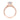 Kate | Pavé Set Engagement Ring by Gabriel & Co. in rose gold with a round center stone and a band featuring intricate filigree metalwork with milgrain borders.