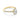 Tacori Petite Crescent HT254715OV75X55Y oval-cut engagement ring in yellow gold with a micro pavé diamond band and halo setting.