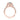 Rose gold Petite Crescent | Cushion Solitaire Engagement Ring - HT2547CU7PK featuring a cushion-cut center stone, a diamond halo, and pavé diamonds lining the band.