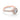 Tacori Petite Crescent | Round Bloom Engagement Ring (HT2556RD7PK) in rose gold, featuring a round center stone, a halo of baguette and round diamonds, and a diamond-encrusted Petite Crescent band with decorative side detailing.