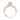 Rose gold Petite Crescent | Round Solitaire Engagement Ring - HT2559RD7PK featuring a round center stone and diamond-accented band with intricate crescent-shaped side details.
