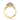 Tacori Crescent Chandelier | Round Pavé Engagement Ring - HT2570RD7Y featuring a round diamond, 18k yellow gold band, and an ornate, mixed-metal basket setting.