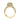 Petite Crescent | Cushion Bloom Engagement Ring - HT2571CU75Y in yellow gold featuring a cushion-cut center stone, a cushion-shaped bloom halo, and pavé diamonds along the band.