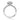 Tacori Petite Crescent | Cushion Pavé Engagement Ring HT257215CU7W featuring a cushion-cut diamond, micro-prong diamond band, and a filigree-detailed gallery with a cushion-shaped bloom.
