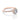 Petite Crescent | Round Pavé Engagement Ring - HT257215RD7PK rose gold ring featuring a center diamond with pavé stones along the band and halo setting.
