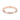 Rose gold Tacori Studded Crescent Diamond Wedding Band - HT2582BETPK featuring small pave-set diamonds spaced along the outer edge.